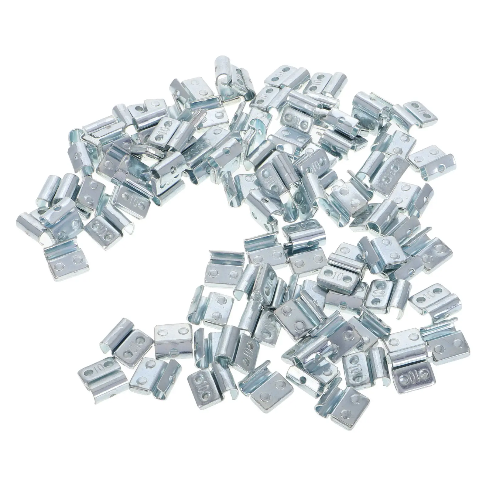

100Pcs Tire Balance Weights Aluminum Iron Steel Clip on for Car Truck Wheels Smooth Driving Dynamic Balancing Auto Repair Kit