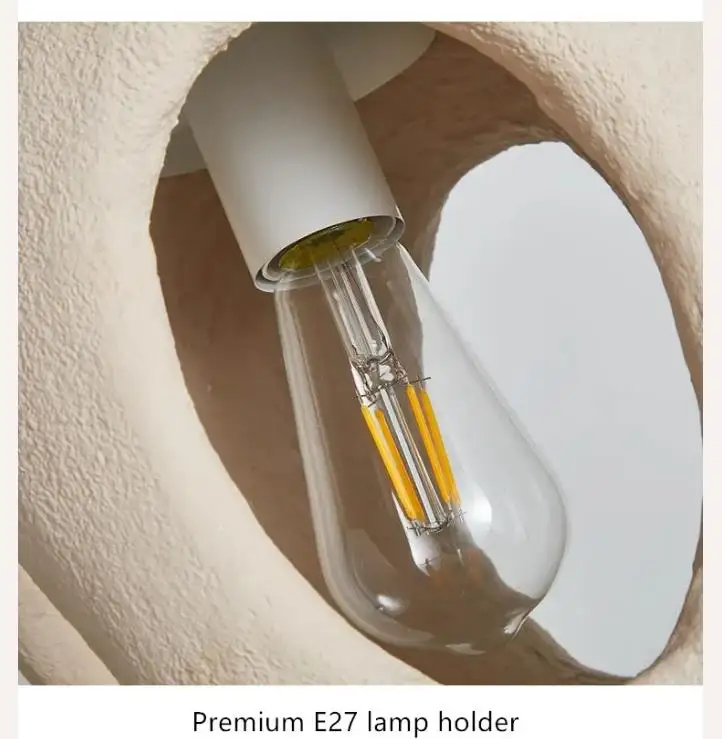 

Nordic Simple Wabi-sabi Vintage Chandelier Personality Living Room Lamp Clothing Store Bar Table Lamp Vintage Japanese Lamps