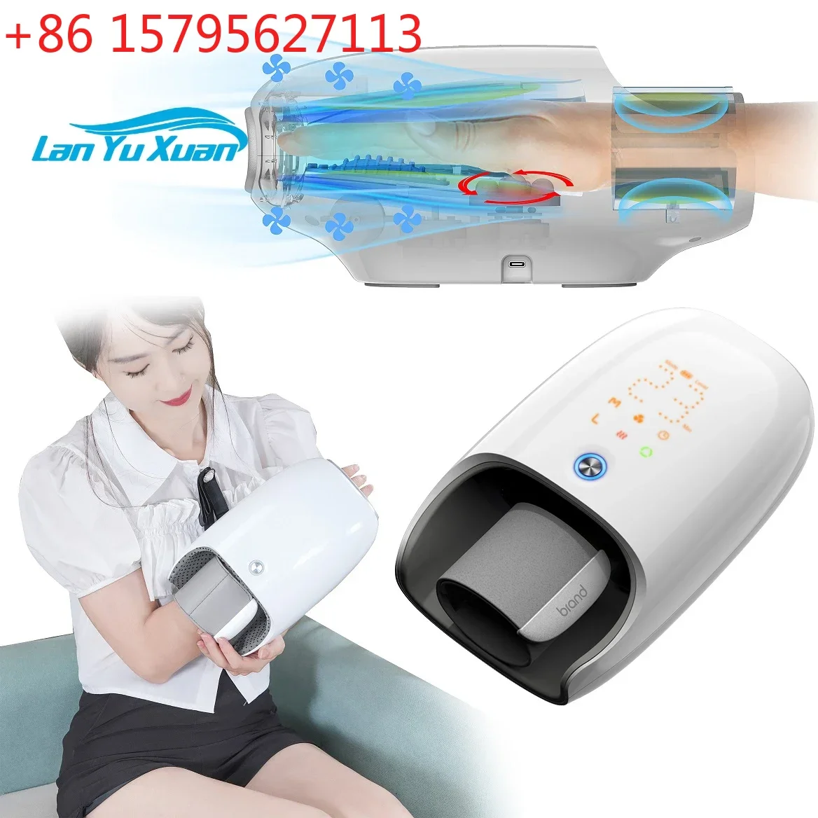 

Massage machine hot and cold deep kneading rechargeable motion vibration wrist palm hot pressing hand