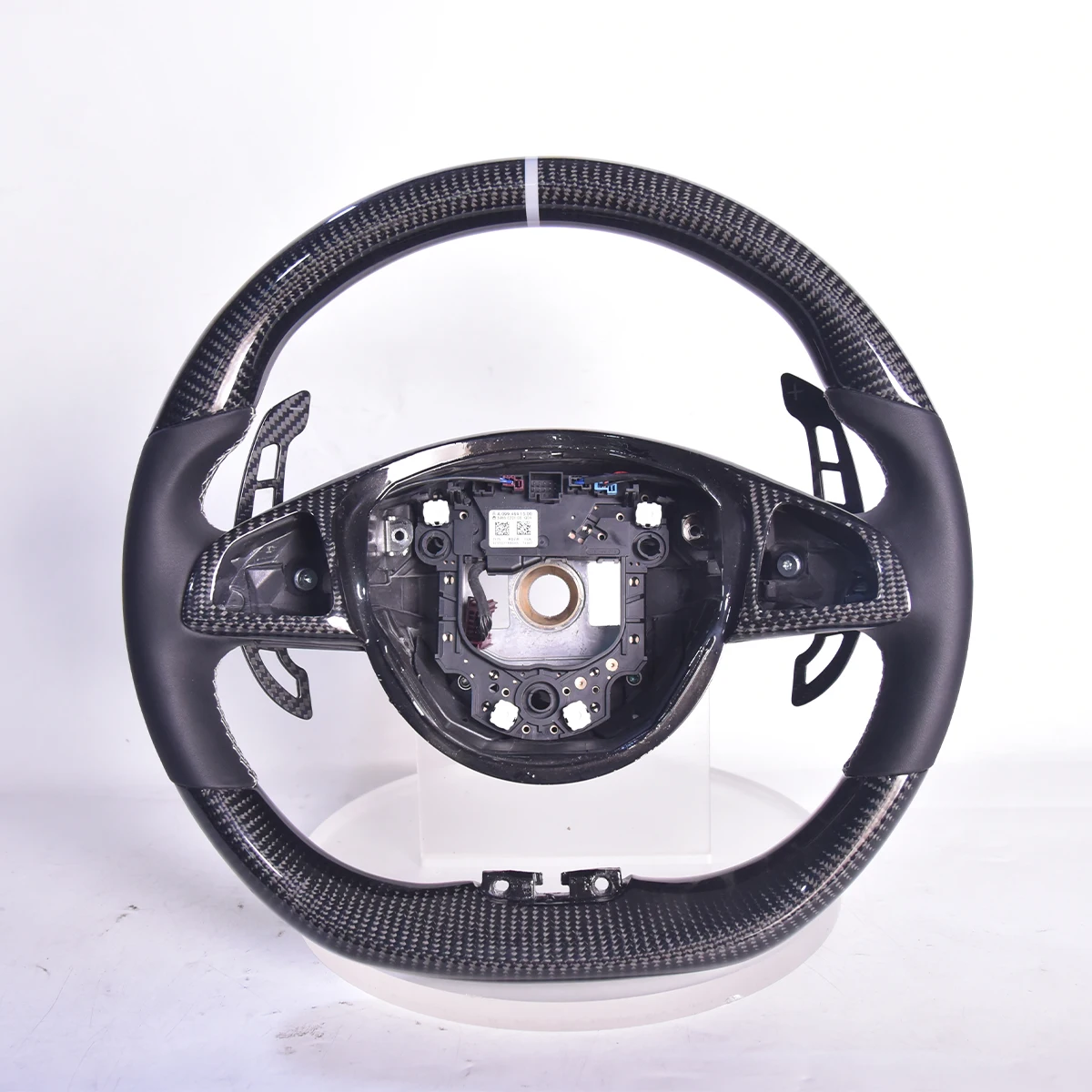 Newly Carbon Fiber Leather Steering Wheel For Mercedes W205 A45 AMG
