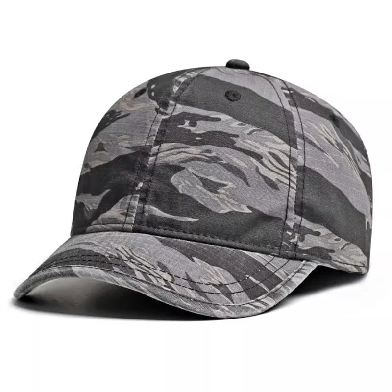 Schnelltrocknende Baseballkappe im Camouflage-Design, trendige Hip-Hop-Kappe für Outdoor-Aktivitäten, Reisen und den Arbeitsalltag, Herren-Sonnenhut. – Detail 4