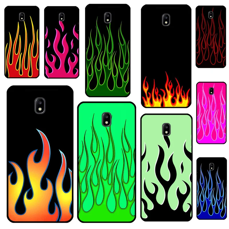 Red Blue Neon Flame…