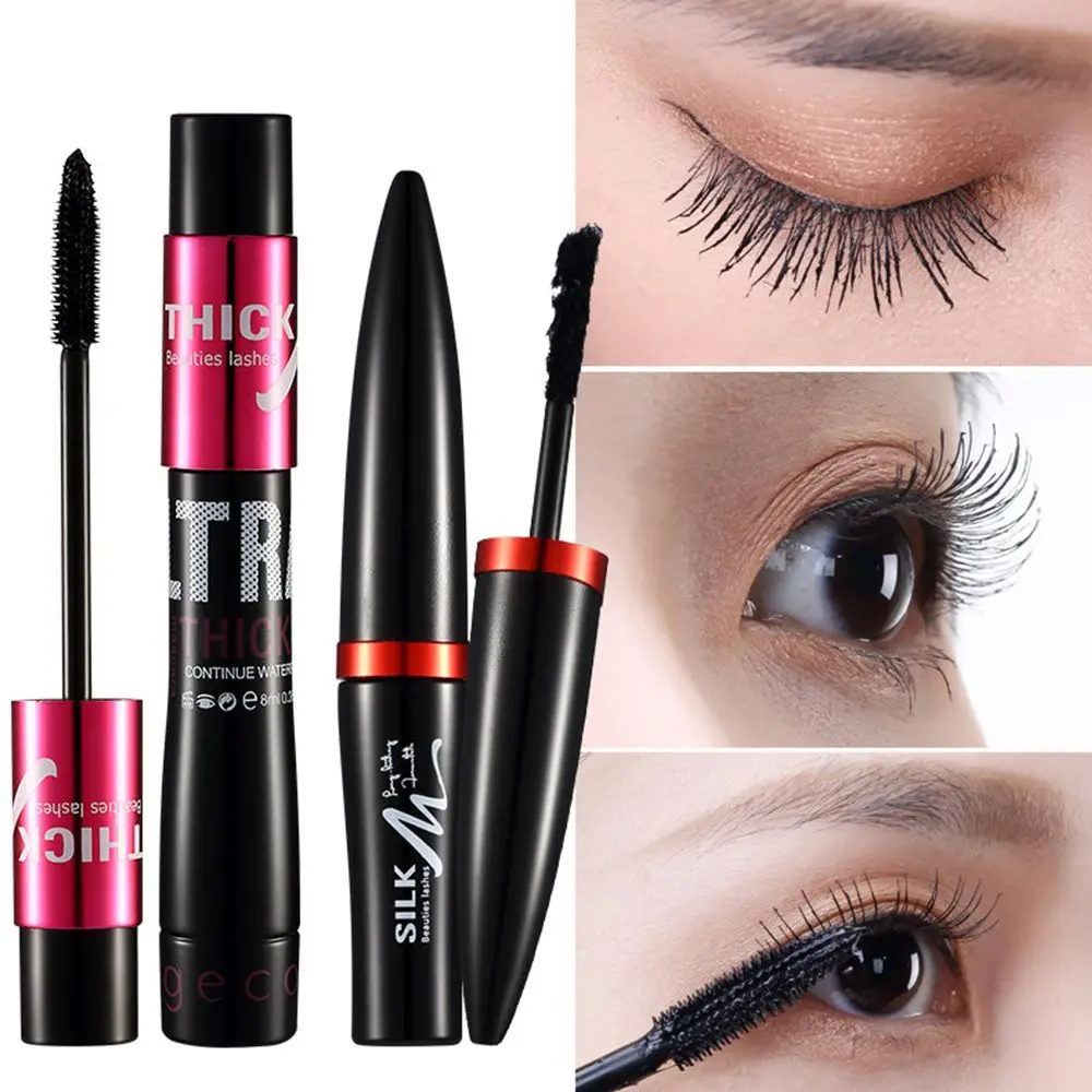 Cosmetics 360 Degrees Volume Curling 4D Waterproof Fiber Makeup Extension Mascara Eyelash Curling