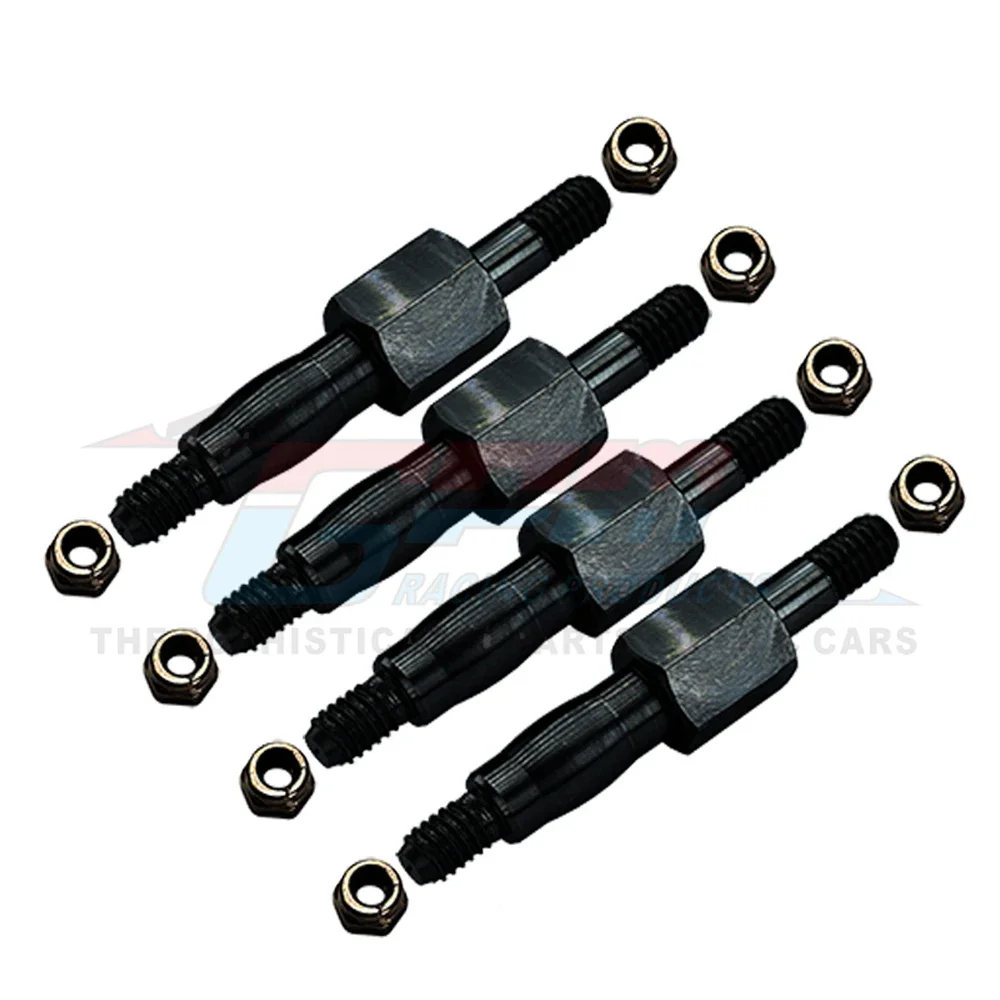 GPM Metalowa stalowa przednia tylna wieża amortyzatora Zestaw śrub stałych 9564 2598X do Traxxas 1/8 Sledge 4WD Monster Truck RC Car Upgrade Parts