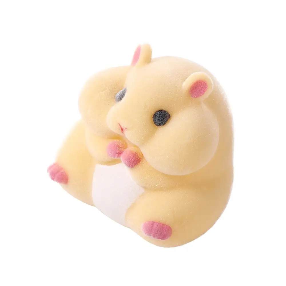 Toy Soft Hamster Flocking Plush Dolls Fatty Milky Anime Hamster Gashapon Toys Capsule Hamster Gashapon Hamster Capsule Toys