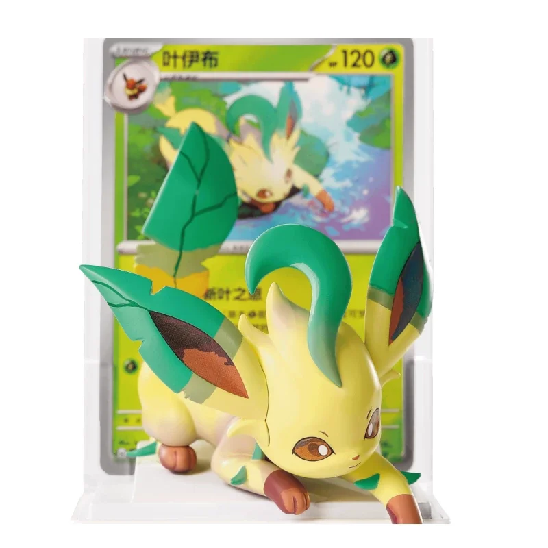 100 % Original PKM Trading Card Game Karten-Illustrationsfiguren-Sammlung Vol.3 Serie Eevee's Figurenset Sammeln Sie Überraschungsspielzeug