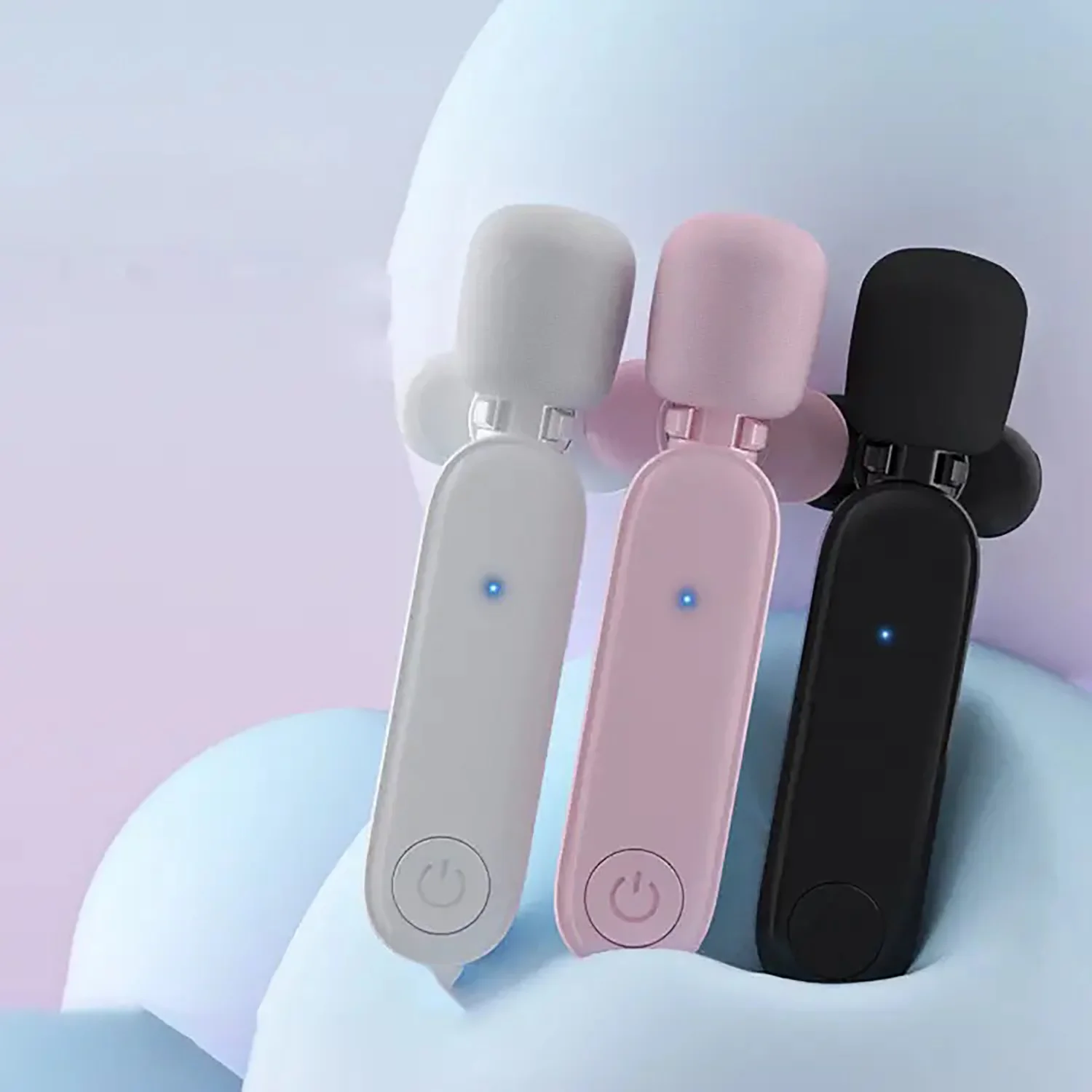 GAW-3GB 2 em 1 portátil plug and play microfone de lapela sem fio redução de ruído gravação de áudio e vídeo mini microfone