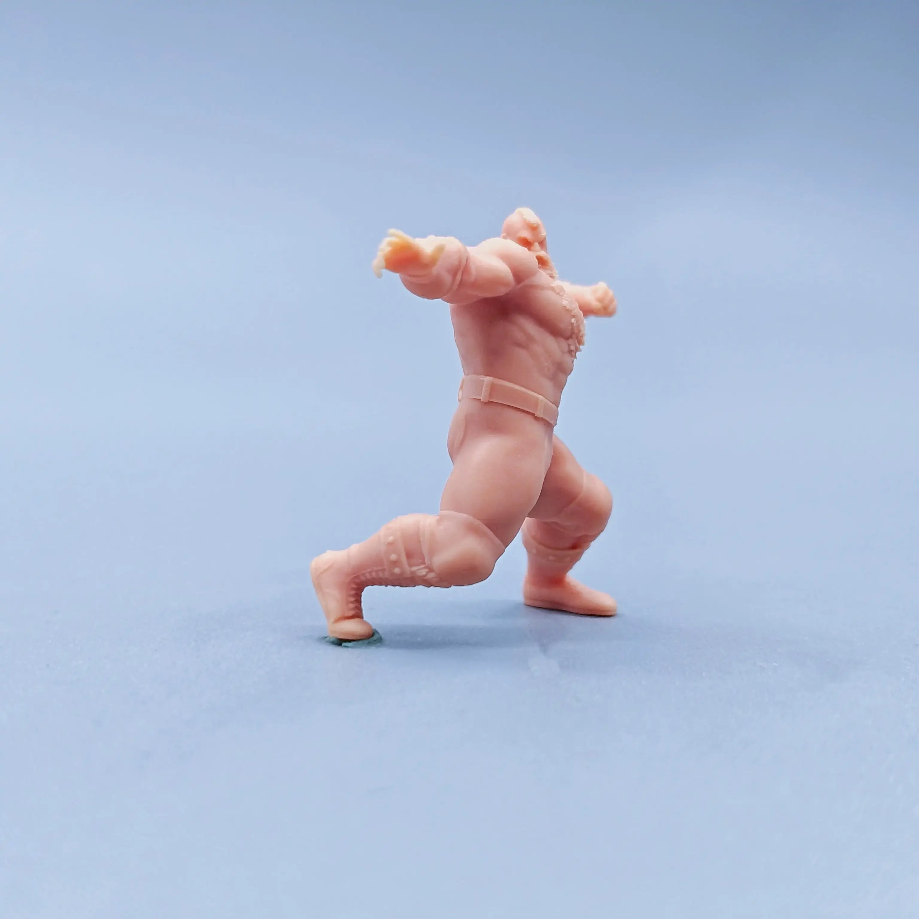 1/64 1/43 Beeldjes Schaalmodel Hars Street Fighter Zangief Ongekleurde Miniaturen Diorama handgeschilderde C112