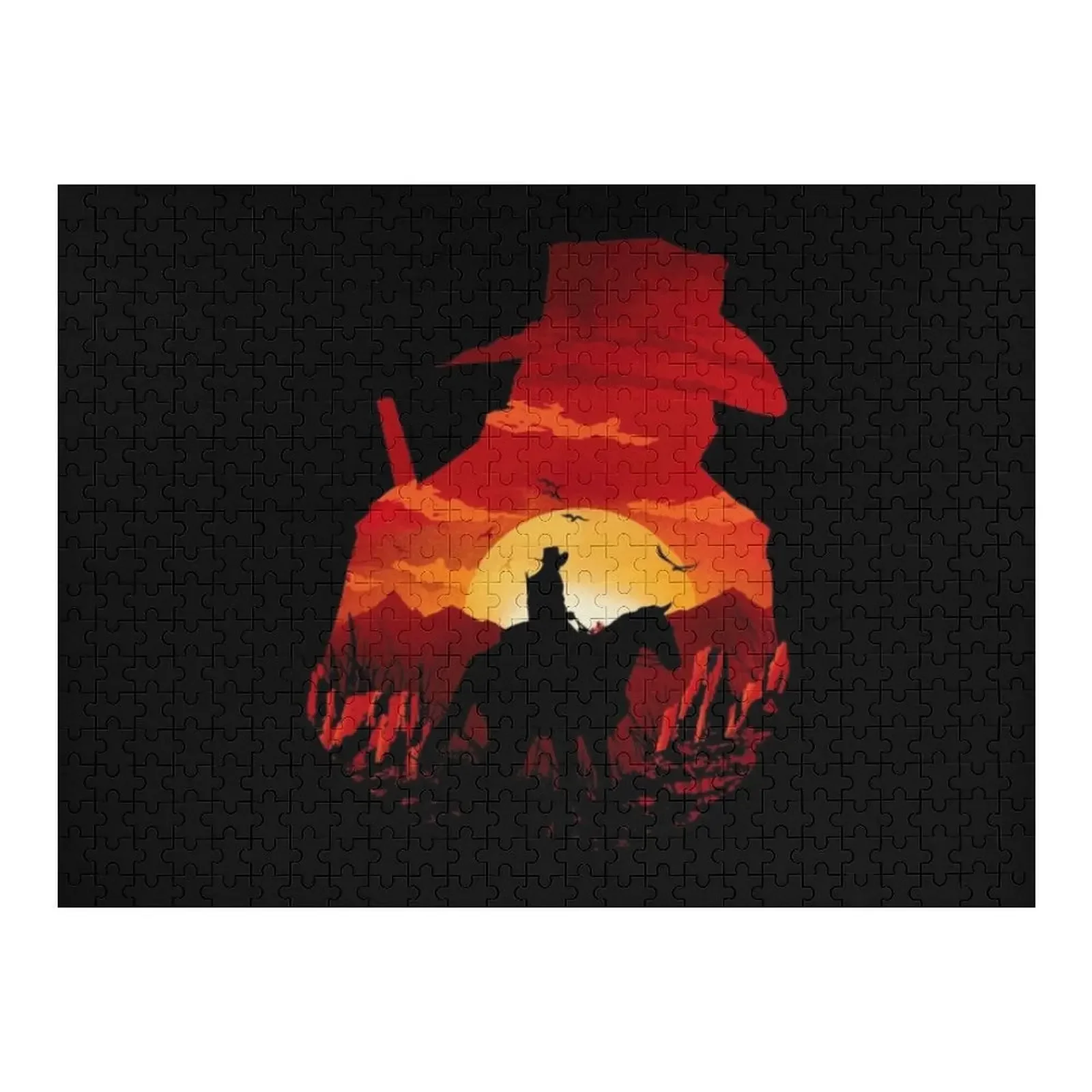 أحجية الصور المقطوعة ذات الشعار الأحمر مع لغز اسم شخصي للصور #1