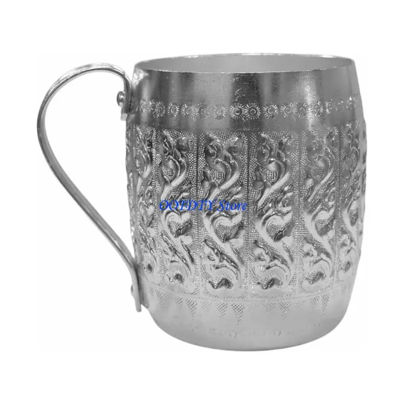 367A Unique Thai Crafted Ice Cup For Refreshing Drink In Tin Aluminum Alloy