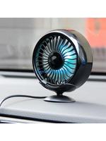 y1gd USB Fan Powerful 3-Speed Dashboard Air Outlet High Fan Summer for Car RV