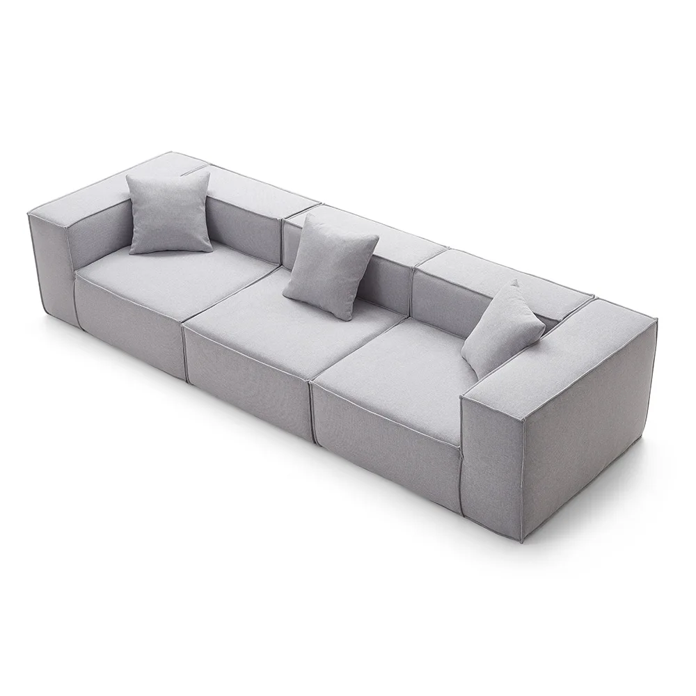 

Compression sofa series, modular sofa bed straight row small apartment removable and washable compression lazy fabric sofa