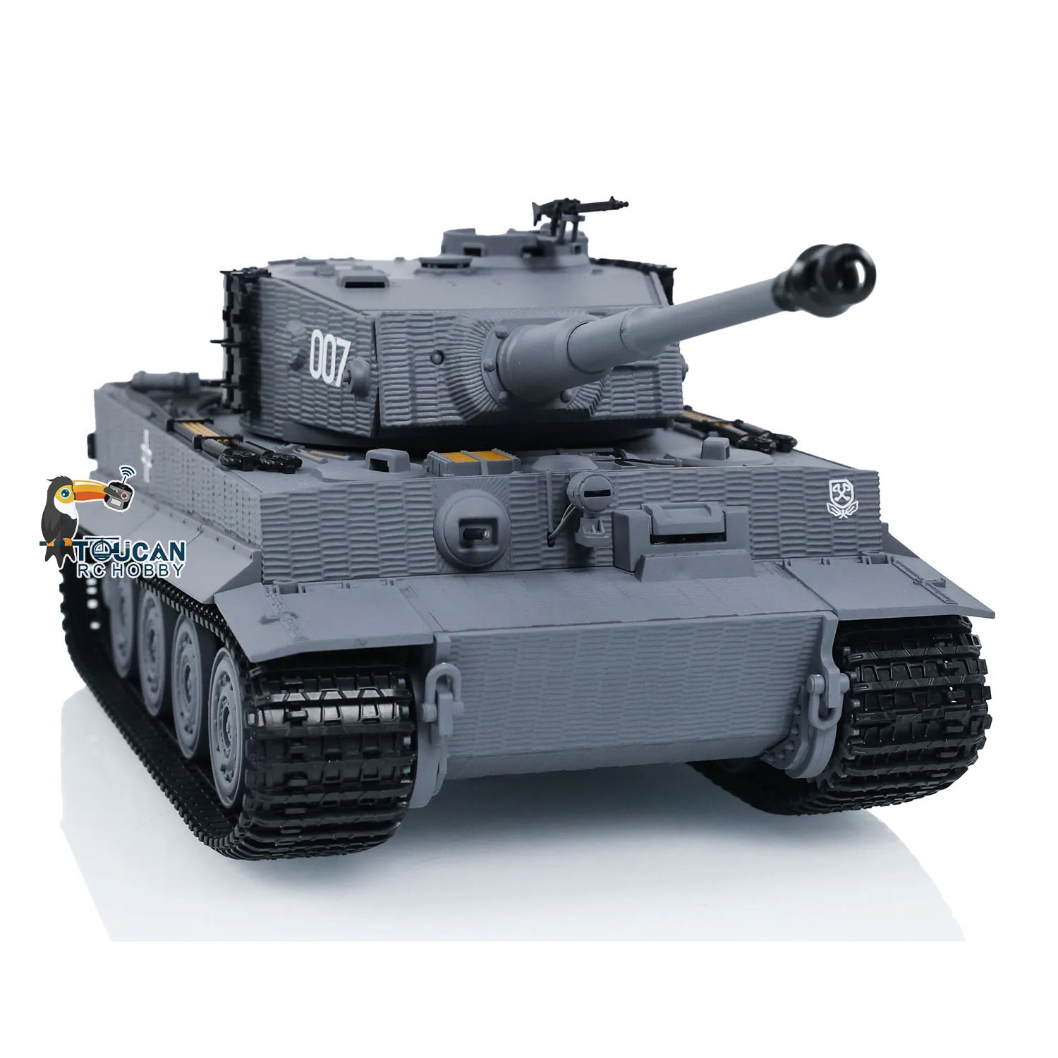 Taigen Tiger I – char de combat RC, avec télécommande, militaire de Combat infrarouge, avec tourelle rotative, pour les amateurs, 1/24