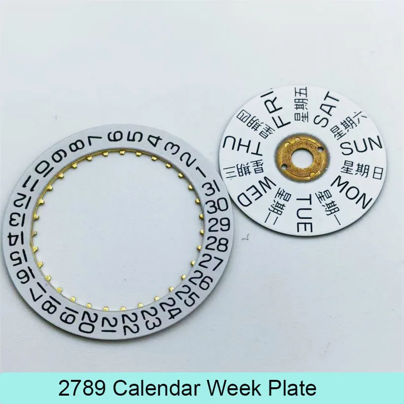

Watch Accessories Are Suitable For ETA2789 Movement Dual Calendar Discdate Disc Week Disc 2789 Movement Repair Parts
