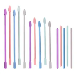 Silicone 14/16/20cm Stirring Sticks For Manual Mixing Resin Liquid Epoxy Paint Reusable Tools DIY Hand Making Crafts Supplies