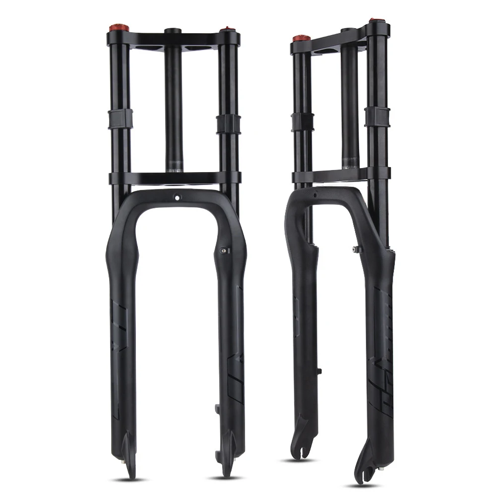 

Beach Bike Front Fork 4.0 Tire 135mm Aluminum alloy air front fork for snowmobile 20/26 inch thick tire bicycle front fork