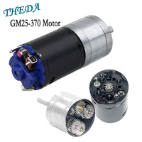 DIY GM25-370 Brush Motor 4mm Shaft Suitable for MN-90 RC Q60 Q61 WPL B14 B16 B24 B36 C14 C24 1/16 RC Car Replacement Parts