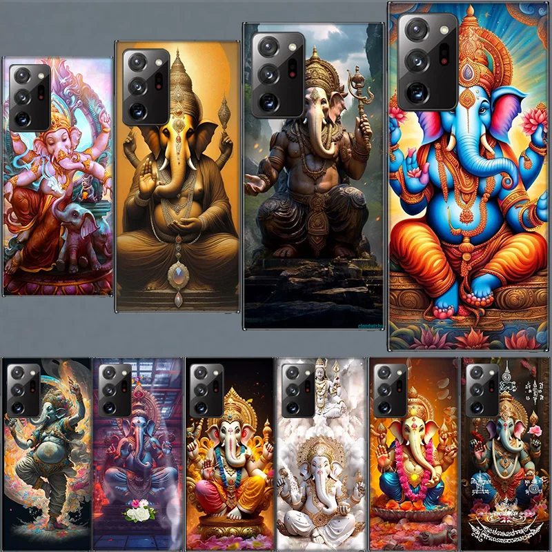 Ganesh lord Case for Samsung A05S A55 A35 A25 A15 Galaxy Note 20 Ultra 10 Lite 9 8 M12 M11 M30S M52 M51 M32 M31 J8 J6 J4 Phone C