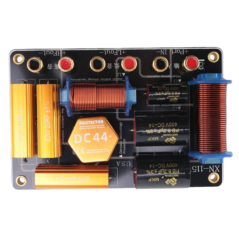 

550W Audio Frequency Divider Two Way Speaker Crossover 15 12Inch Stage Performance High Power Frequency Divider