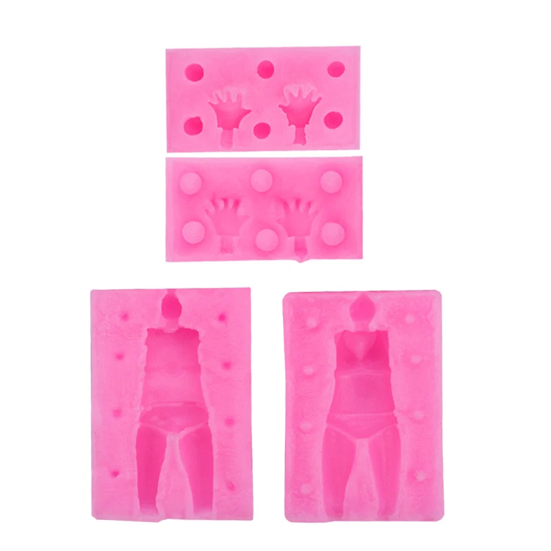 Body Plam Cooking Tools Wedding Silicone Mold For Baking Fondant Sugar Of Cake Decorating Bakery Kitchen Accessories Pastry