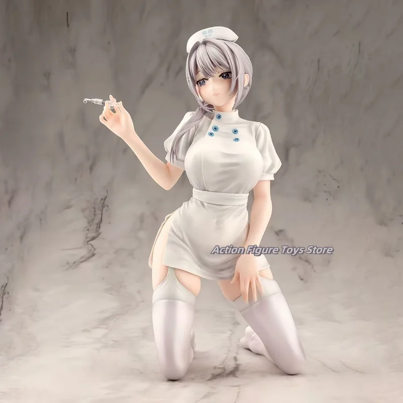 

Cute Beauty Nurse Saotome Shino Seems Kneeling Animation PVC Figure Characters Collectible Statues and Table Decoration Gifts