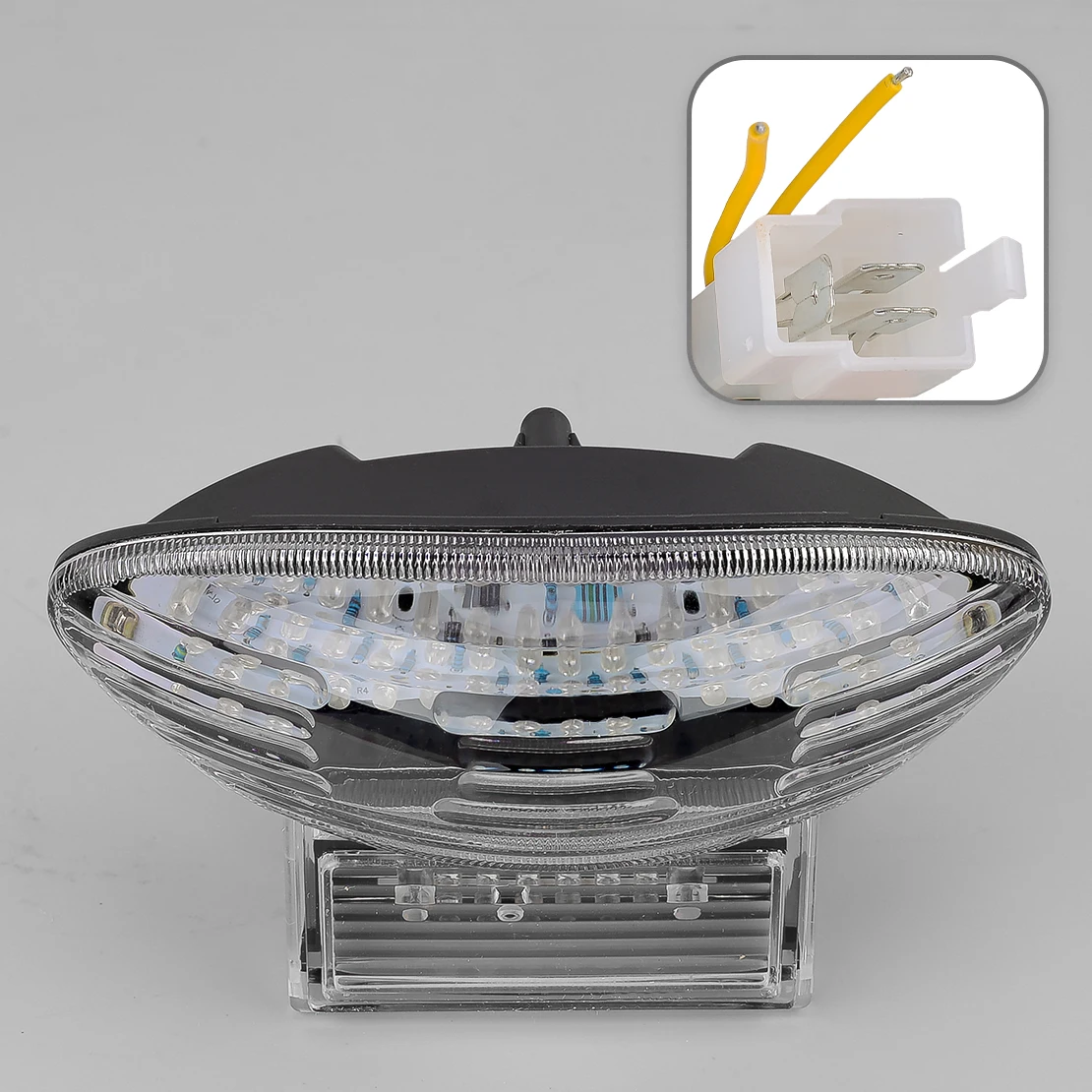 

Rear LED Turn Signal Lamp Tail Light Clear Lens Fit for Suzuki Hayabusa GSX1300R Katana GSX600F GSX750F 1999-2003 2004 2005 2006