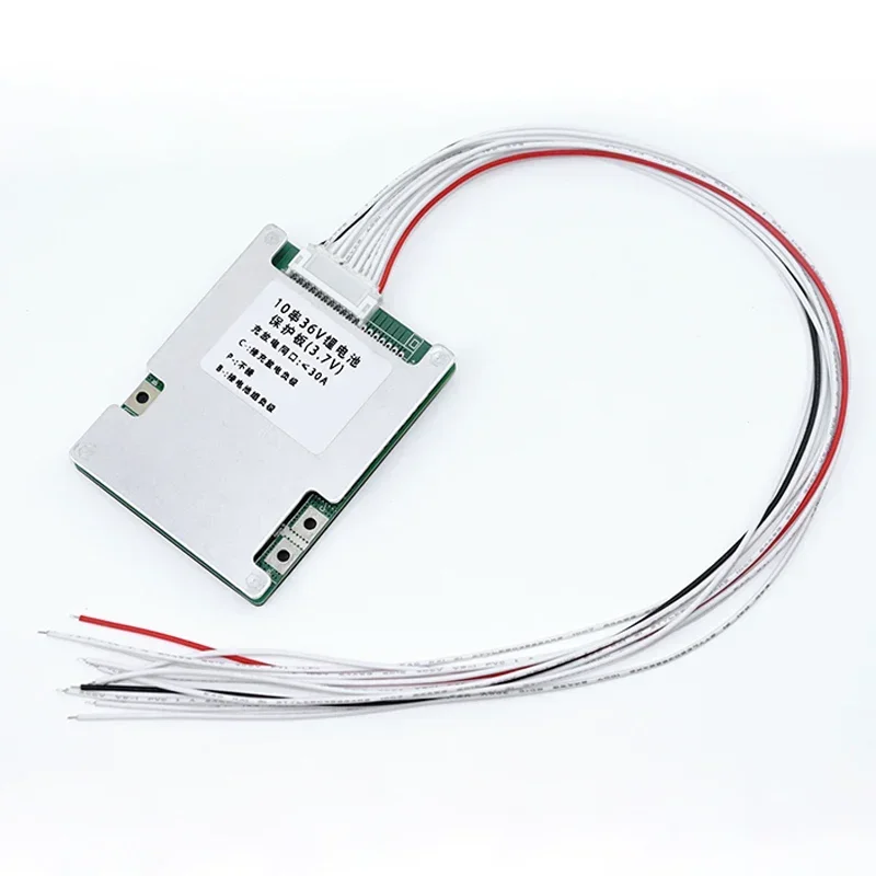 36 В 10S 15A 30A Литиевая батарея BMS 3,7 В с тем же портом Высокоточная печатная плата PCM для 10s 42V литий-ионных элементов баланса Защитная плата