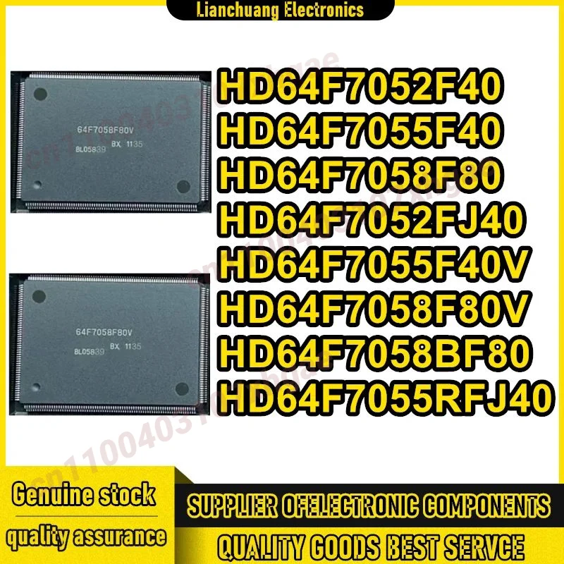 

HD64F7052F40 HD64F7055F40 HD64F7058F80 HD64F7052FJ40 HD64F7055F40V HD64F7058F80V HD64F7058BF80 HD64F7055RFJ40 QFP New Original