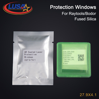 LUSAI 10PCS/Lot Raytools Optical Lens Protective Windows 211LCG0037 27.9*4.1mm1064nm For Raytools BM109 BM110 BM111 BT210 BT240