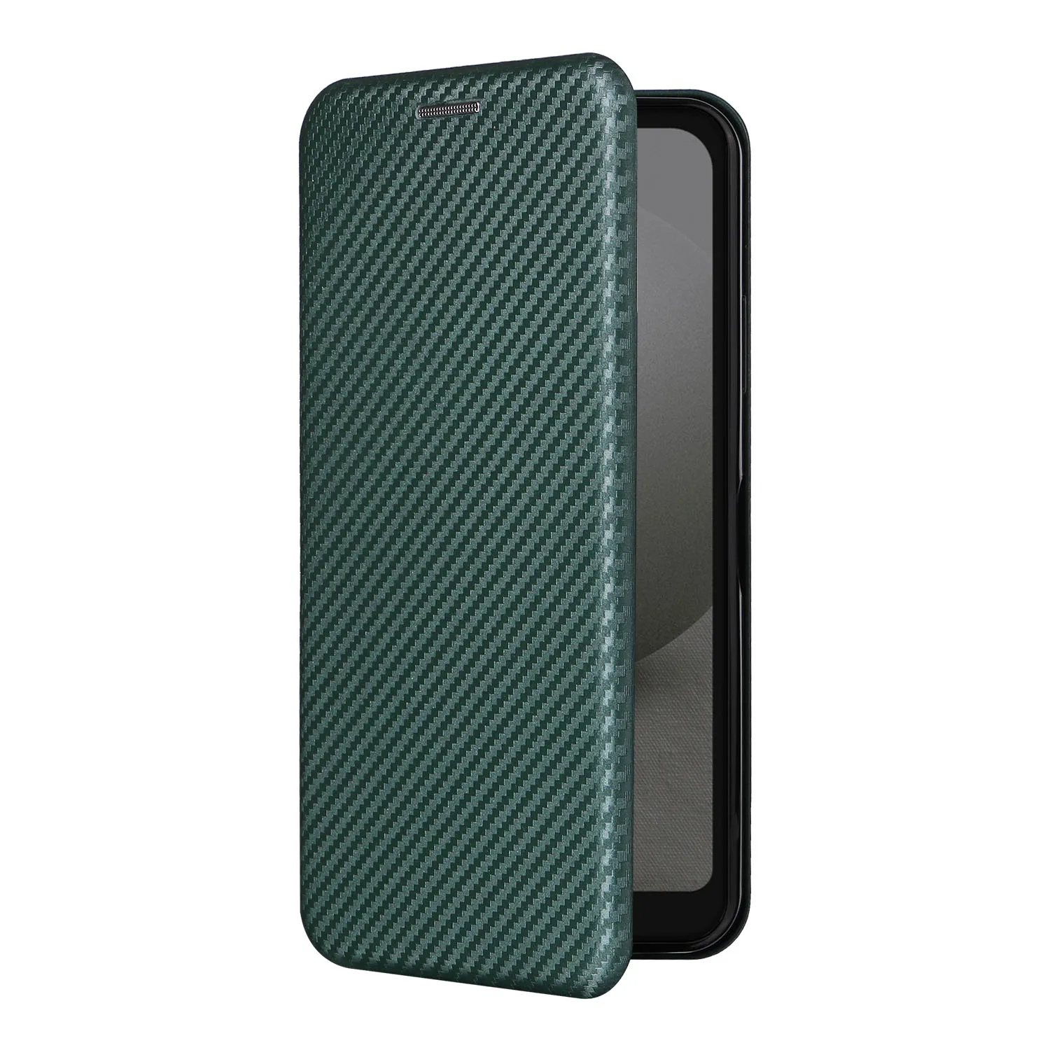 For Sharp Aquos Wish 3 Case Luxury Flip Carbon Fiber Skin Magnetic Adsorption Protective Case For Sharp Aquos Wish3 Phone Bags