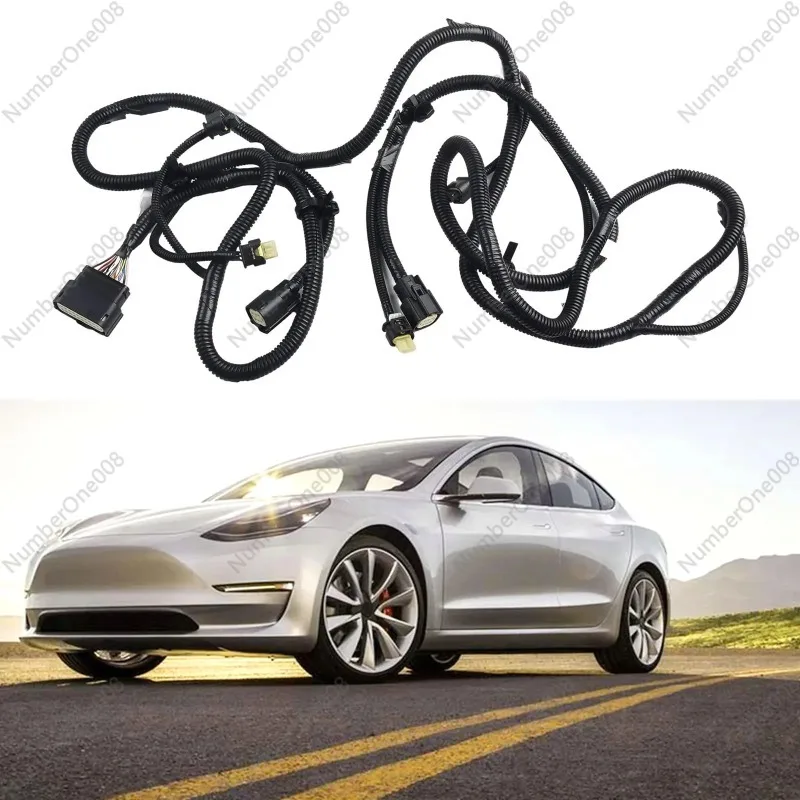 Front Bumper Parking Wire Harness Parking Brake Cable Black 1032433-00-G For Tesla For Model X 2016-2019