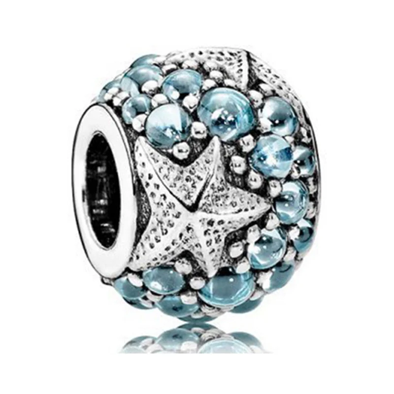 

Hot Blue 5 PCS/lot Charm Beads Bracelet Necklace For Women DIY Trend Jewelry Accessories Dropshipping Wholesale