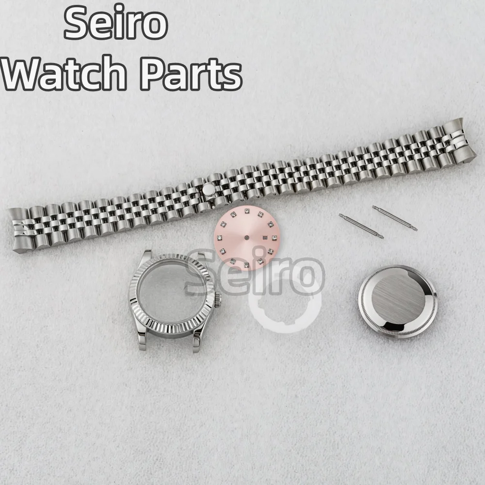 boitier-de-montre-pour-femme-33-mm-bracelet-en-acier-inoxydable-verre-saphir-pour-datejust-nh05-06-mouvement-automatique-cadran-25-mm-aiguilles-pieces-de-montre