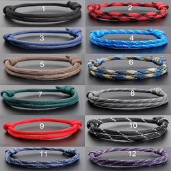 Minimalist Nautical Braided Rope Surfer Bracelets Handmade Adjustable Rope Bracelet For Men Women Couple Bracelet Jewelry Gift