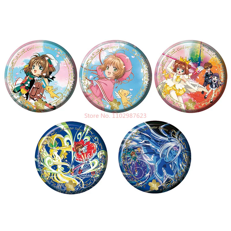 Bandai Original Gashapon Cardcaptor Sakura Anime Figure Kinomoto Sakura Action Figure Christmas Ornament Gift Toys