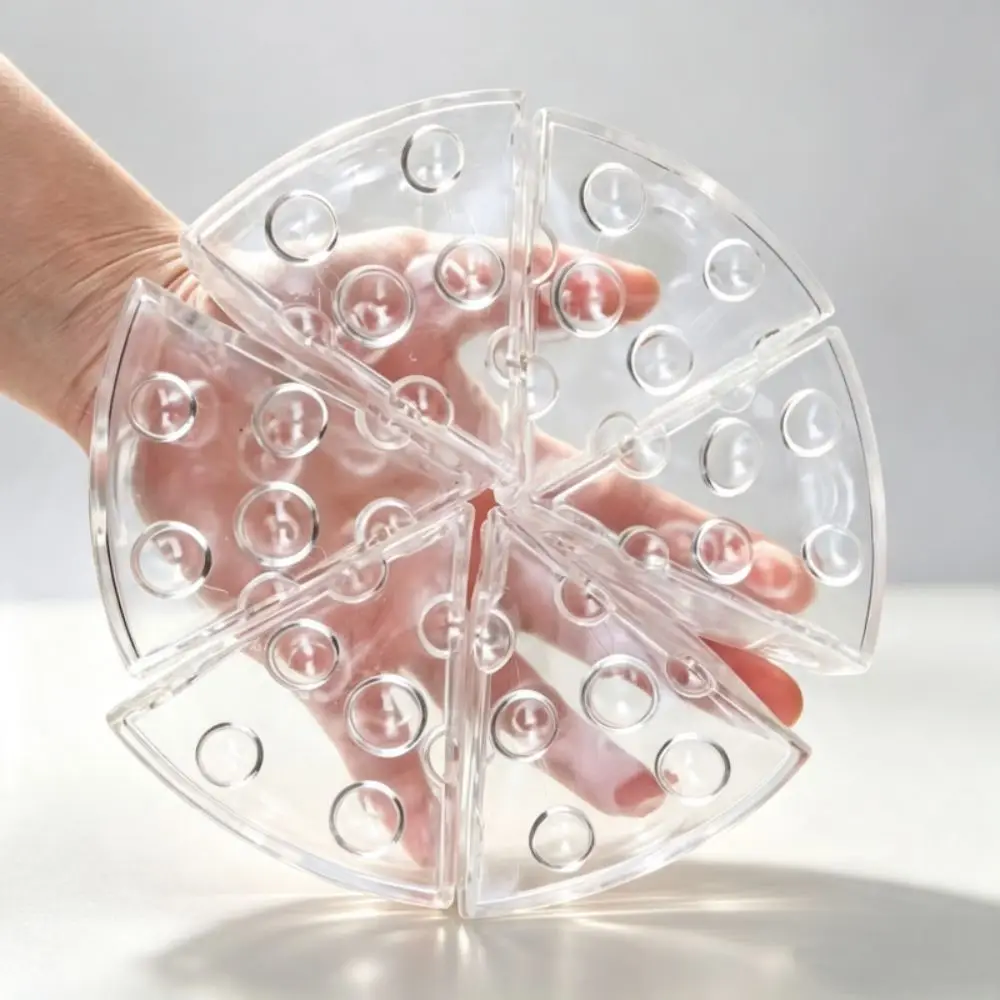 Cheese DIY Empty Ball Skin Soft TPR Transparent DIY Pressure Ball Kit Fillable With Lid Handmade Ball Skin