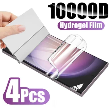 4 Uds película de hidrogel cubierta completa para Samsung Galaxy A50 A51 A52 A53 A70 A71 A72 A73 A12 A21S A52S A33 A54 A20 A40 Protector de pantalla