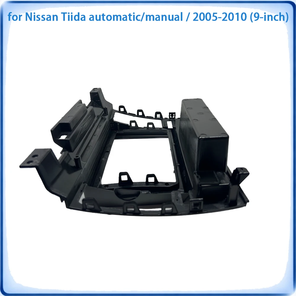 Car Radio Fascia Frame For Nissan Tiida Auto/Manual 2005-2010 9 inch With Canbus Decoder & Wiring Harness Car Accessories