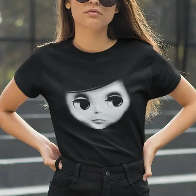 Blythe T Shirt Doll Face Retro Big Eyes For Colle