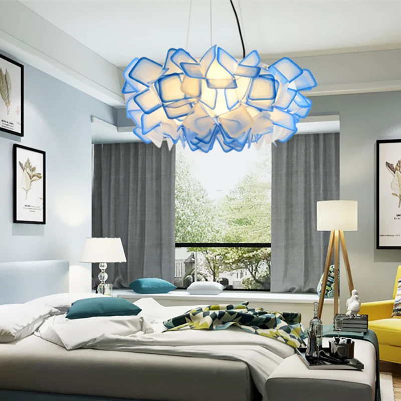 Slamp clizia Suspension Light Acrylic chandelier New Design fancy chandeliers Led Bedroom Light Cafe Lights color chandelier