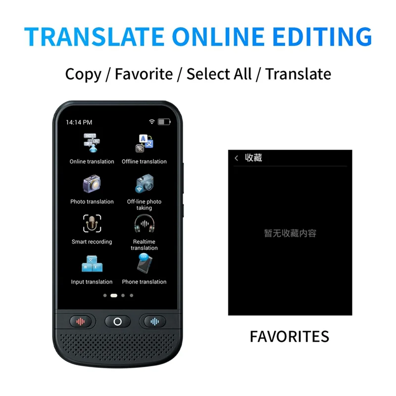Excellent-Multilingual Real-Time Language Translator Text Photo Speak Translator Device Freely Touch Screen Translator Devices