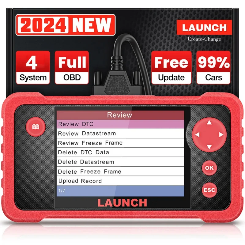 CRP123 V2.0 Four System Car Diagnostic Tool Engine Analyzer OBD2 Scanner Auto VIN Code Reader Lifetime Update