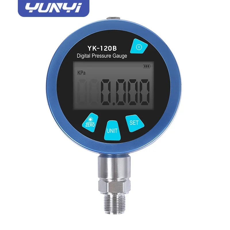 YUNYI Digital manometer with pressure resolution adjustment Digital pressure meter