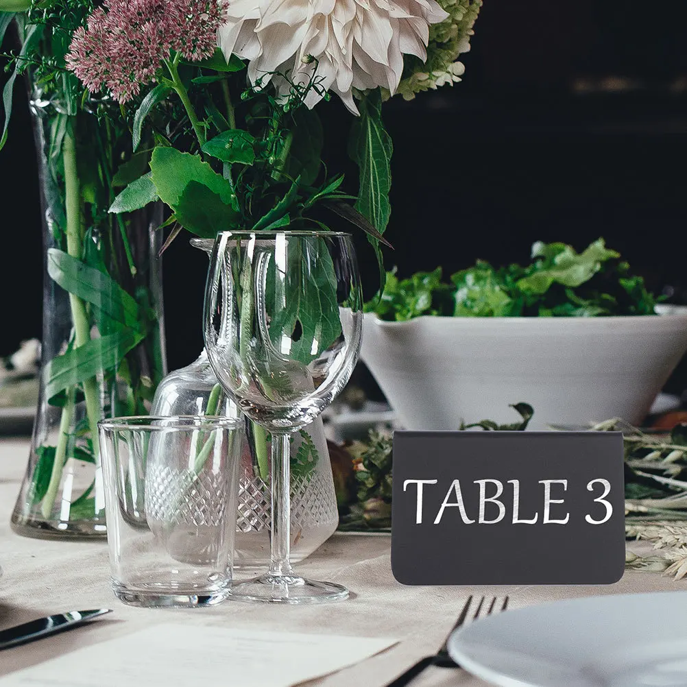 

10Pcs Acrylic Blackboard Double Sided Portable Memo Board Message Sign for Home Office Decoration