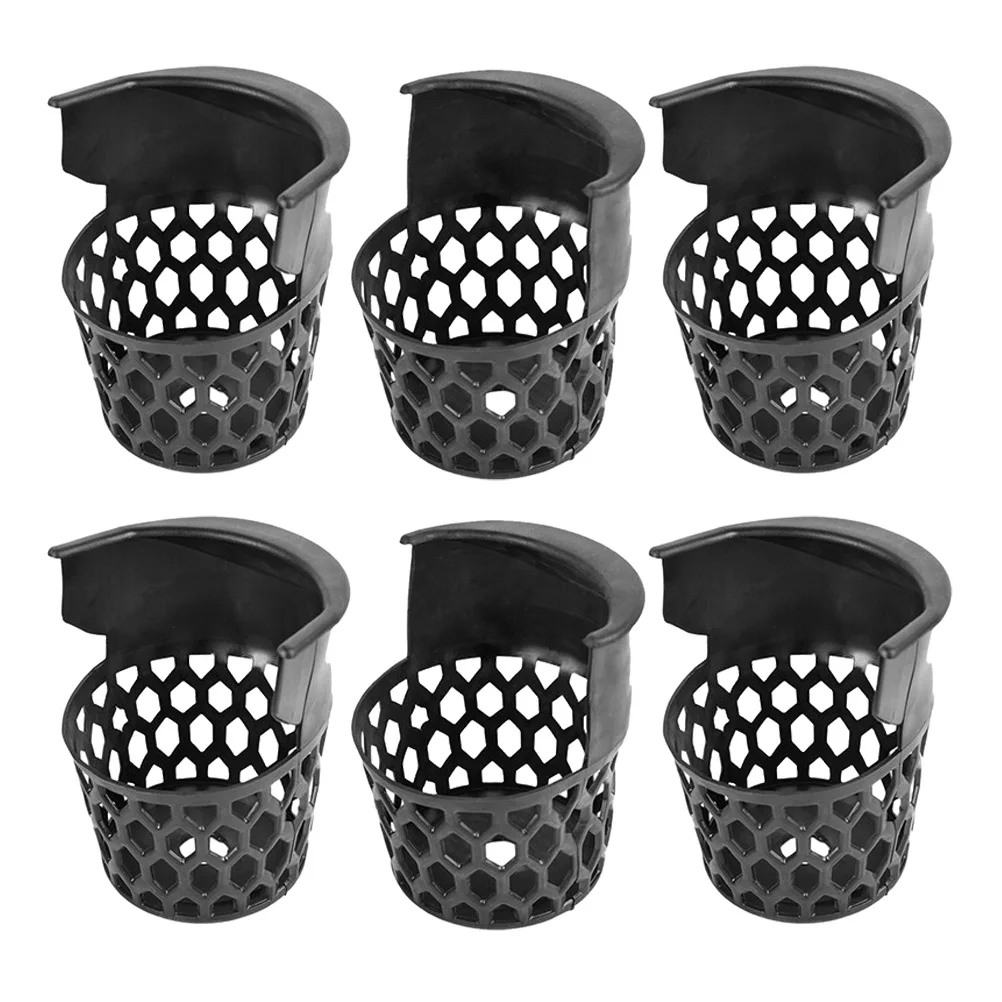 

6 Pcs Pool Table Pocket Replacement Billiard Liner Ball Bag Parts Black Pockets Bracket Billiards