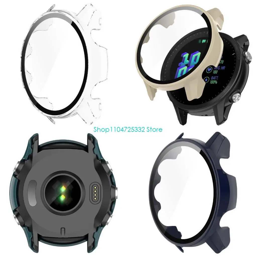 P5EA One-piece for Shell & Tempered Film for 955 Smartwatch Protector Wear Resistant for Shell Cover