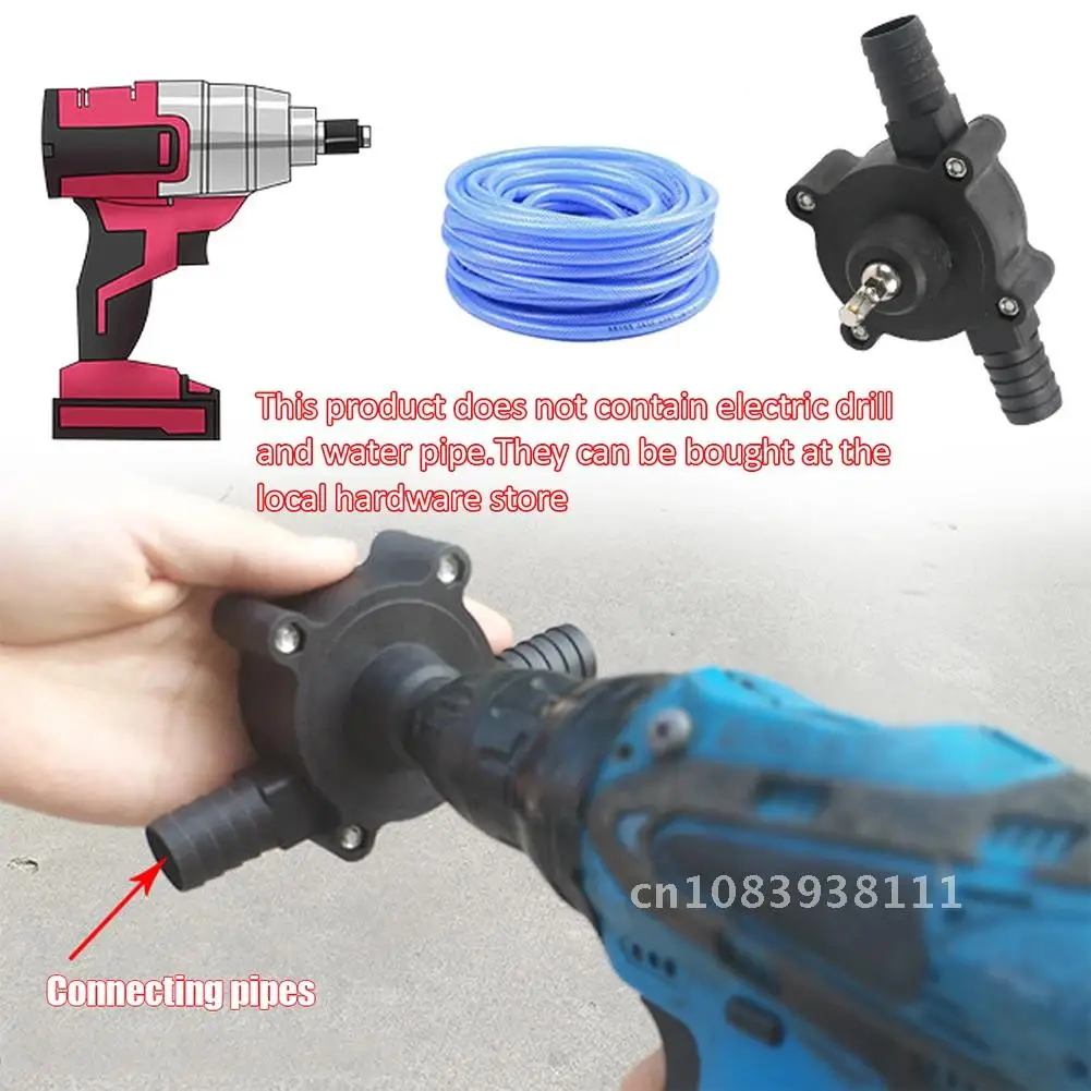 

Electric Portable Household Drill Pump Diesel Oil Fluid Water Pump Mini Hand Self-priming Liquid Transfer Pumps