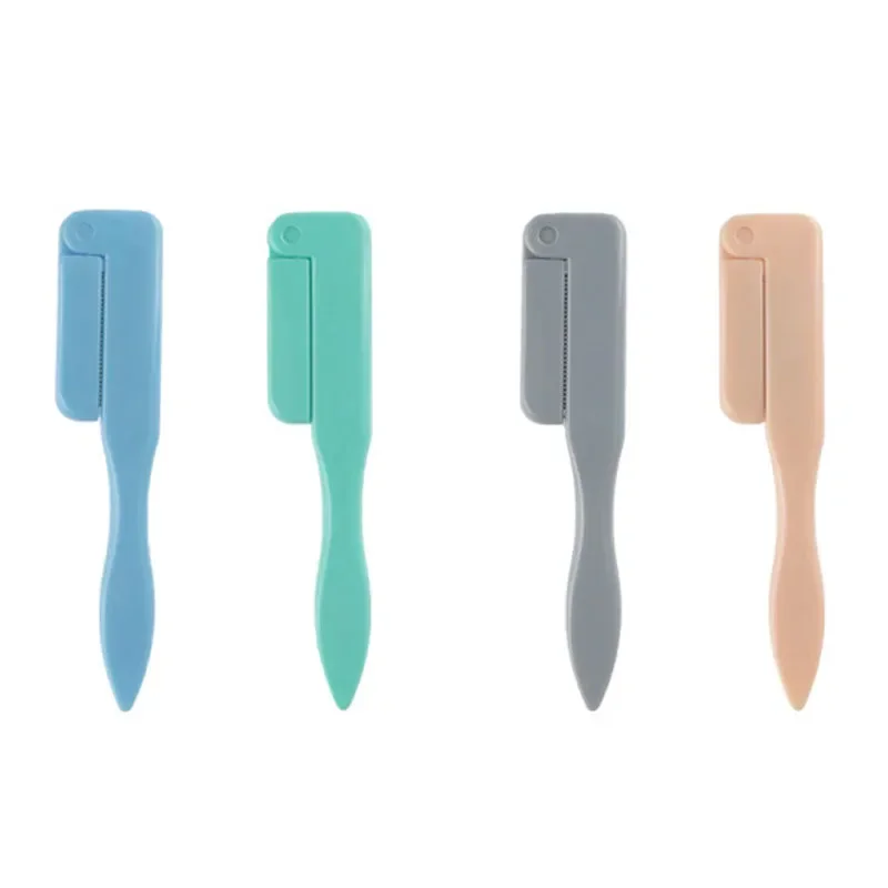 1PC 접이식 속눈썹 컬러 뷰티 메이크업 래쉬 세퍼레이터 메탈 속눈썹 브러시 콤 마스카라 컬 뷰티 메이크업 화장 도구
