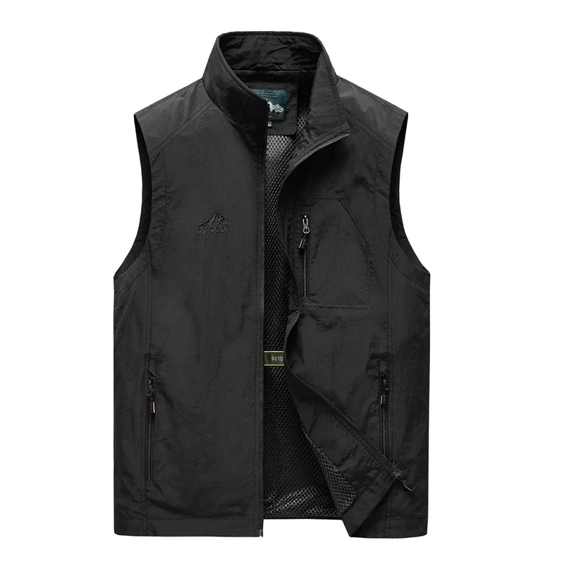 

Spring And Autumn Vest Men Soil Outdoor Leisure Young And Middle-aged Photography Fishing Vest Sports Jacket Men's Quick Drying