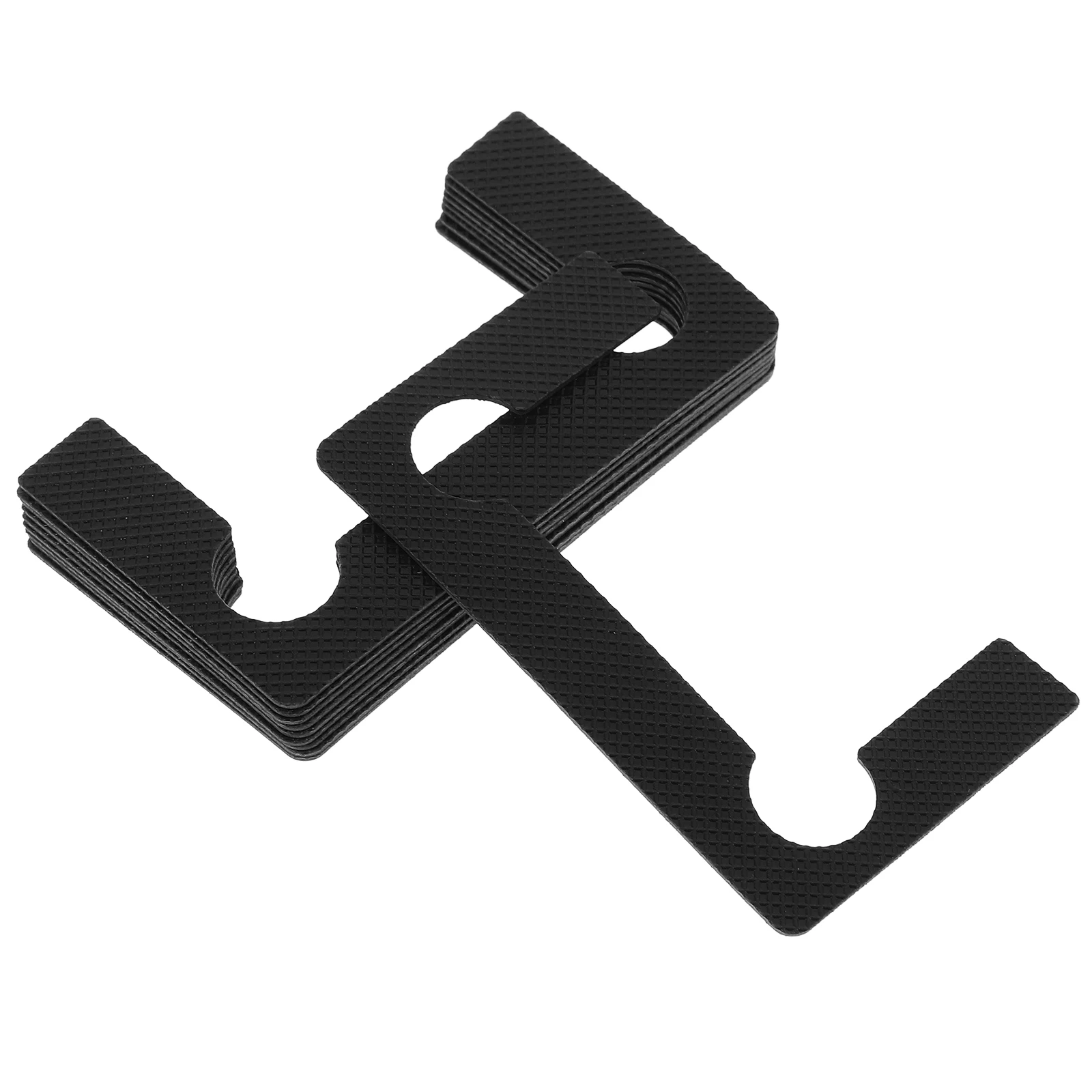 

10pcs Bathroom Clamp Pad Pvc Waterproof Shower Pads Replacement Kit Anti Slip Sealing Gasket Seal Edge Hinge Accessory Glass